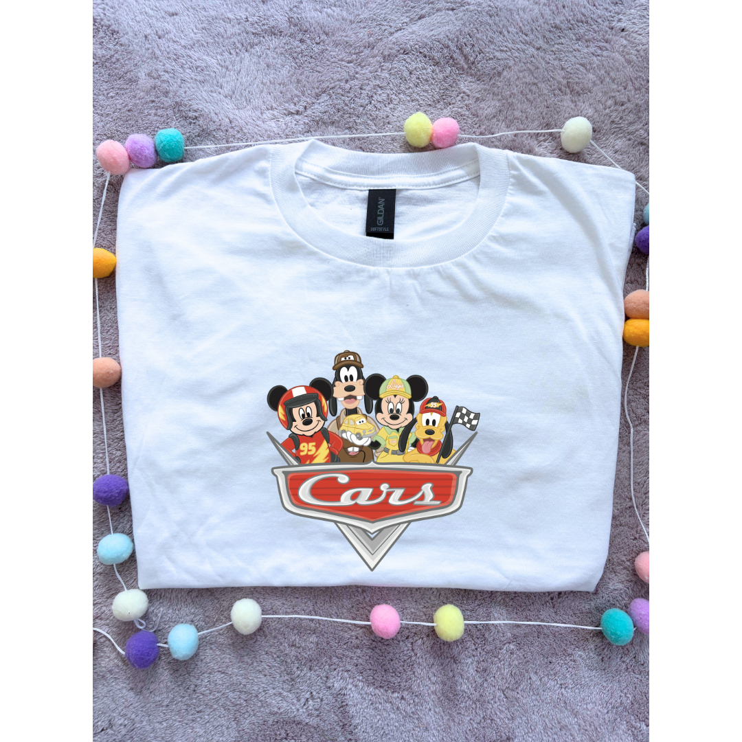 Cars Mouse Besties Park Life T-Shirt, Ears, Florida, Orlando, Cruise Holidays T-Shirts, Holiday Outfits - Adults & Kids Sizes - Cotton T-Shirt