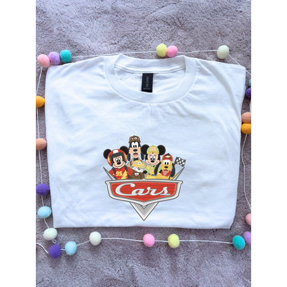 Cars Mouse Besties Park Life T-Shirt, Ears, Florida, Orlando, Cruise Holidays T-Shirts, Holiday Outfits - Adults & Kids Sizes - Cotton T-Shirt