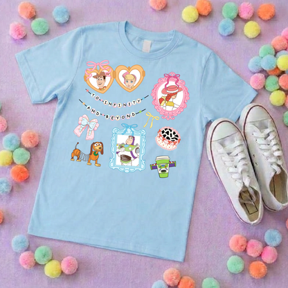 Story Toy Inspired  T-Shirt, Florida, Orlando, Bo Peep, Jessie, Buzz - Adults & Kids Sizes - Cotton T-Shirt