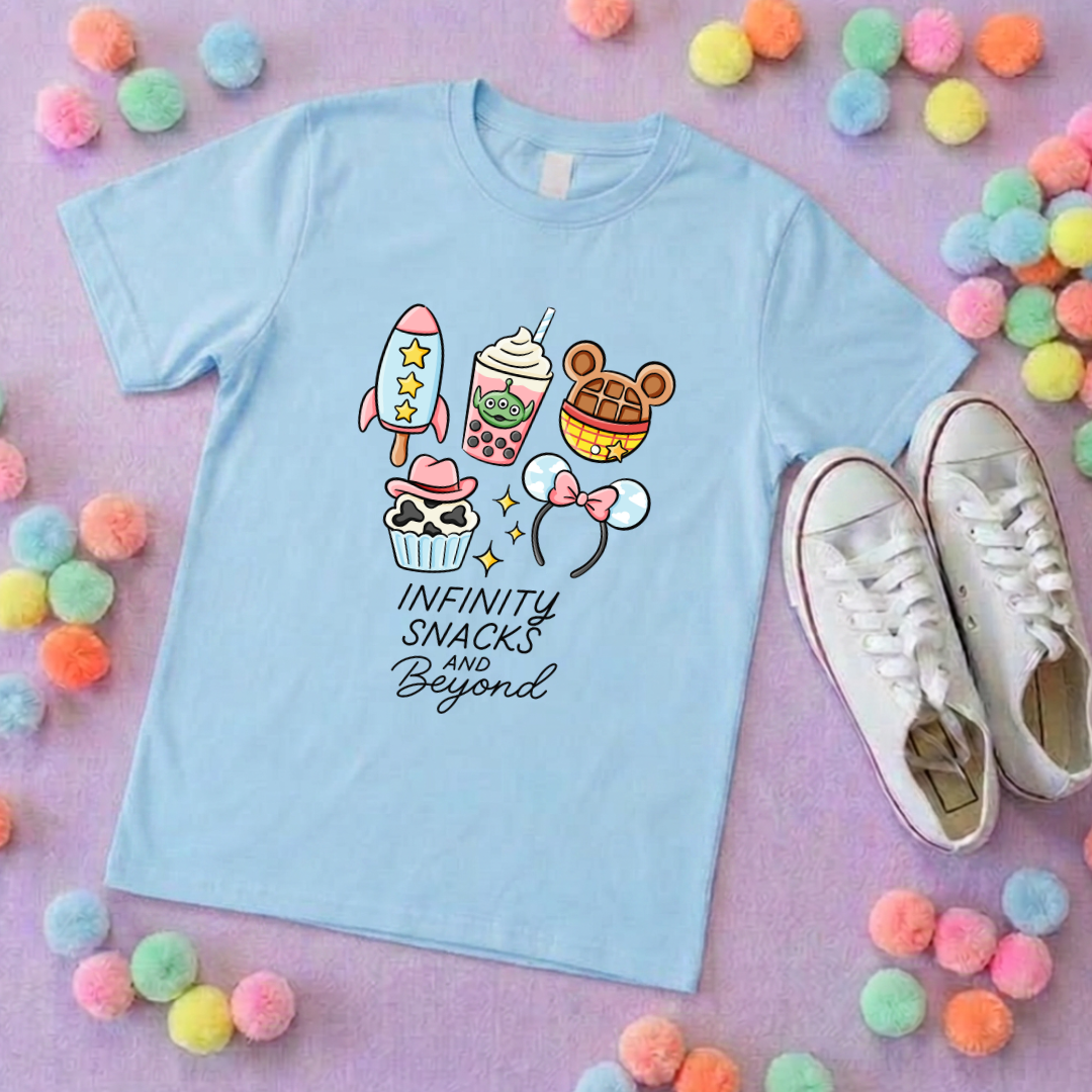 Toy Snacks, Park Life T-Shirt, Ears, Florida, Orlando, Cruise Holidays T-Shirts, Holiday Outfits - Adults & Kids Sizes - Cotton T-Shirt