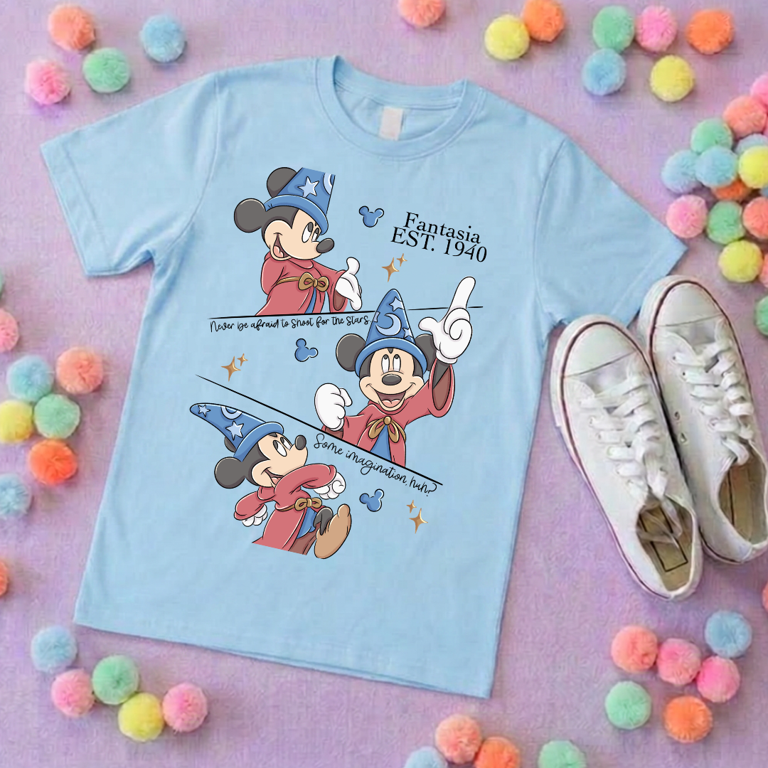 Magical Sorcerer, Some Imagination T-Shirt, Florida, Orlando, Magical World - Adults & Kids Sizes