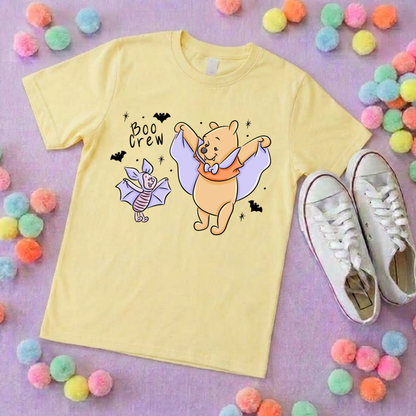 Pooh Boo Crew Park Life T-Shirt, Ears, Florida, Orlando, Cruise Holidays T-Shirts, Holiday Outfits - Adults & Kids Sizes - Cotton T-Shirt
