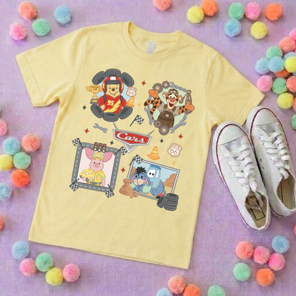 Cars Besties Park Life T-Shirt, Ears, Florida, Orlando, Cruise Holidays T-Shirts, Holiday Outfits - Adults & Kids Sizes - Cotton T-Shirt