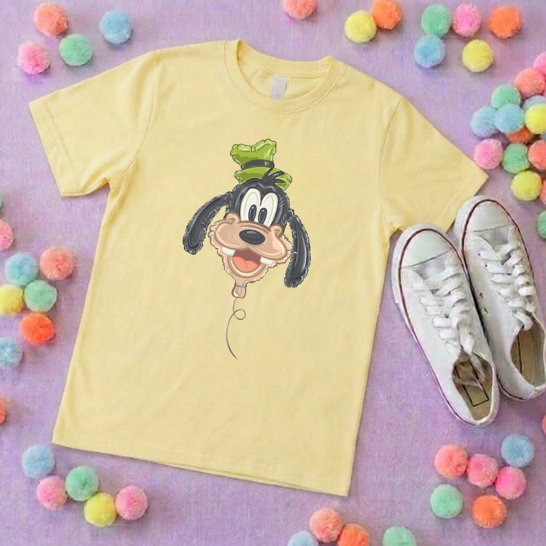 Goofy Balloon, Printed T-Shirt, Florida, Orlando, Magical World - Adults & Kids Sizes