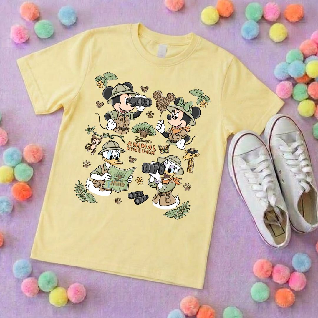 Animal Kingdom Full Art Park Life T-Shirt, Ears, Florida, Orlando, Cruise Holidays T-Shirts, Holiday Outfits - Adults & Kids Sizes - Cotton T-Shirt (Copy)