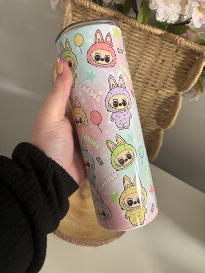 Labubu Inspired Tumbler 20oz Hot and Cold Drinks