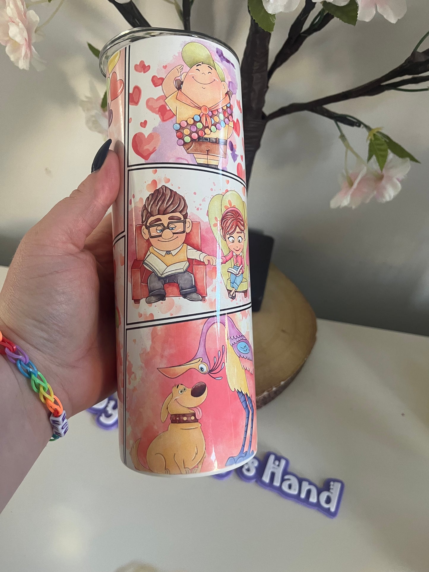 Up and Away 20oz Tumbler, Karl and Ellie Inspired Tumbler, Artistic Images
