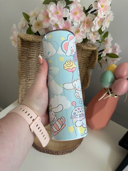 Cute Cinnamonroll Kindness 20oz Tumbler, Girl Era, Hot and Cold Drinks Tumbler