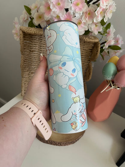 Cute Cinnamonroll Kindness 20oz Tumbler, Girl Era, Hot and Cold Drinks Tumbler