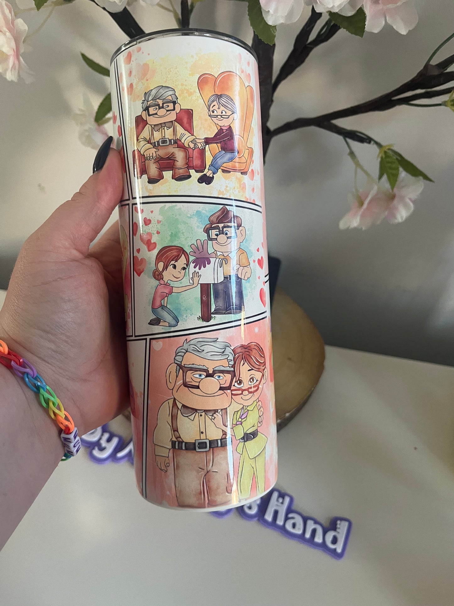 Up and Away 20oz Tumbler, Karl and Ellie Inspired Tumbler, Artistic Images