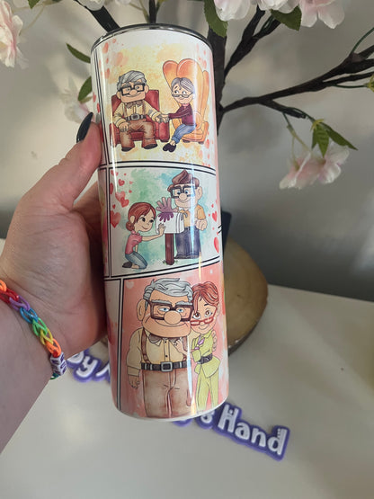 Up and Away 20oz Tumbler, Karl and Ellie Inspired Tumbler, Artistic Images