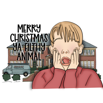 Christmas Home Alone Sweatshirt, Christmas Jumper, Christmas Outfits - Adults & Kids Sizes - Fleece Sweatshirt