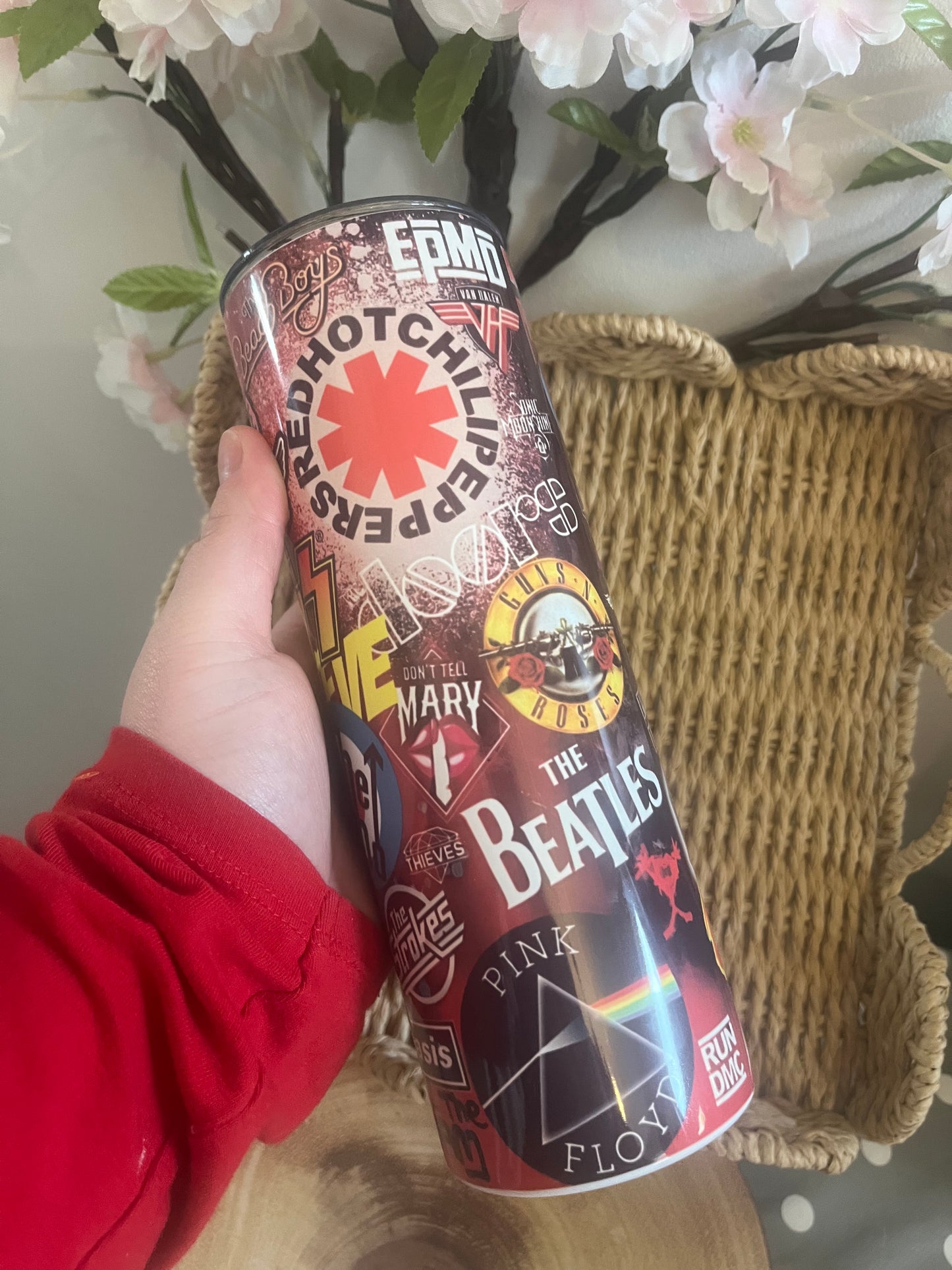 Rock Music Theme 20oz Tumbler ~ Hot and Cold Drinks