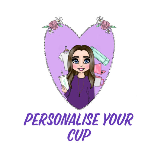 Custom Personalised 24oz Cold Cup ~ Perfect for Cold Drinks