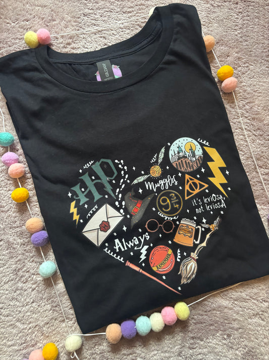 Harry Potter Inspired Printed T-Shirt, Theme Park, Orlando, Inspired Character T-Shirts - Adults & Kids Sizes - Cotton T-Shirt