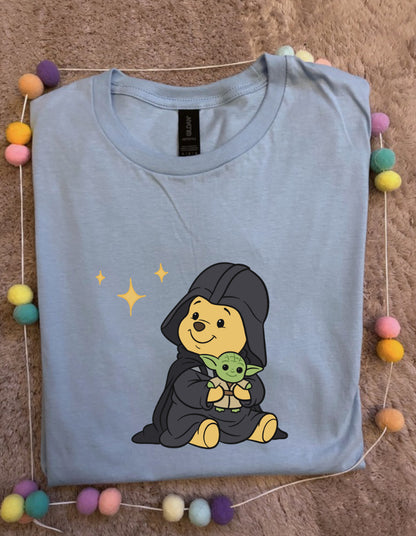 Galaxy Winnie Park Life T-Shirt, Ears, Florida, Orlando, Cruise Holidays T-Shirts, Holiday Outfits - Adults & Kids Sizes - Cotton T-Shirt