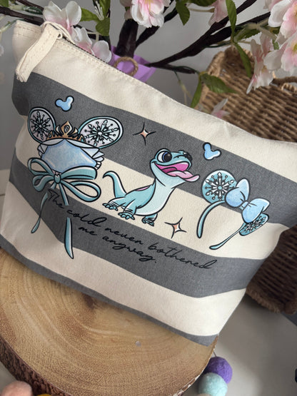 Frozen Sisters Make Up Bags, Printed Inspired Make Up Bags, Ears Bags, Florida, Orlando, Paris, Nautical Theme Make Up Bag