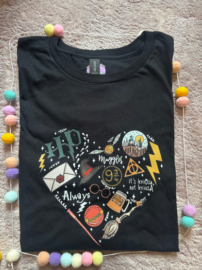 Harry Potter Inspired Printed T-Shirt, Theme Park, Orlando, Inspired Character T-Shirts - Adults & Kids Sizes - Cotton T-Shirt