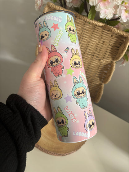 Labubu Inspired Tumbler 20oz Hot and Cold Drinks
