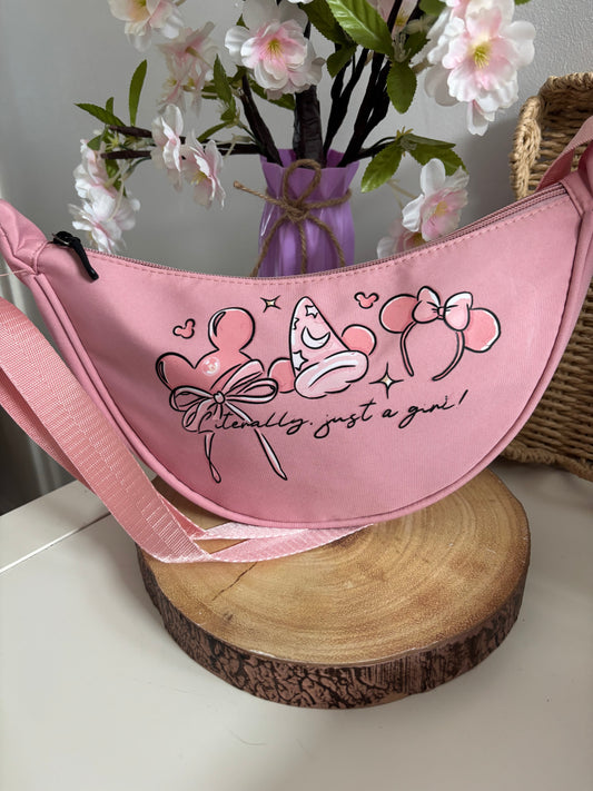 Magical Kingdom, Magic Mouse Dumpling Bags, Printed Inspired Make Up Bags, Ears Bags, Florida, Orlando, Paris, Crossbody Bum Bag