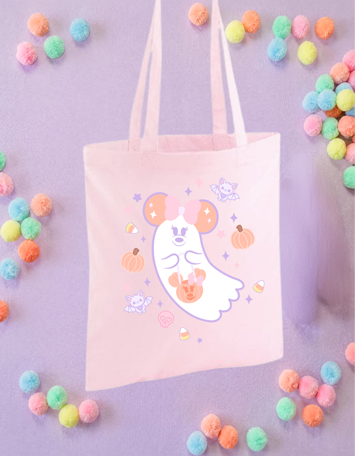 Ghosties Tote Bags, Cotton Canvas Tote Bags, Printed Inspired Tote Bags, Shopper Bags