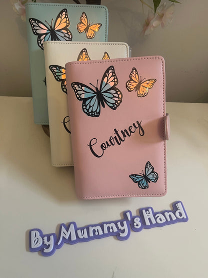 Budget Binders, Personalised Designed Budgetting, Butterfly Theme, New Year, Cash Budgetting