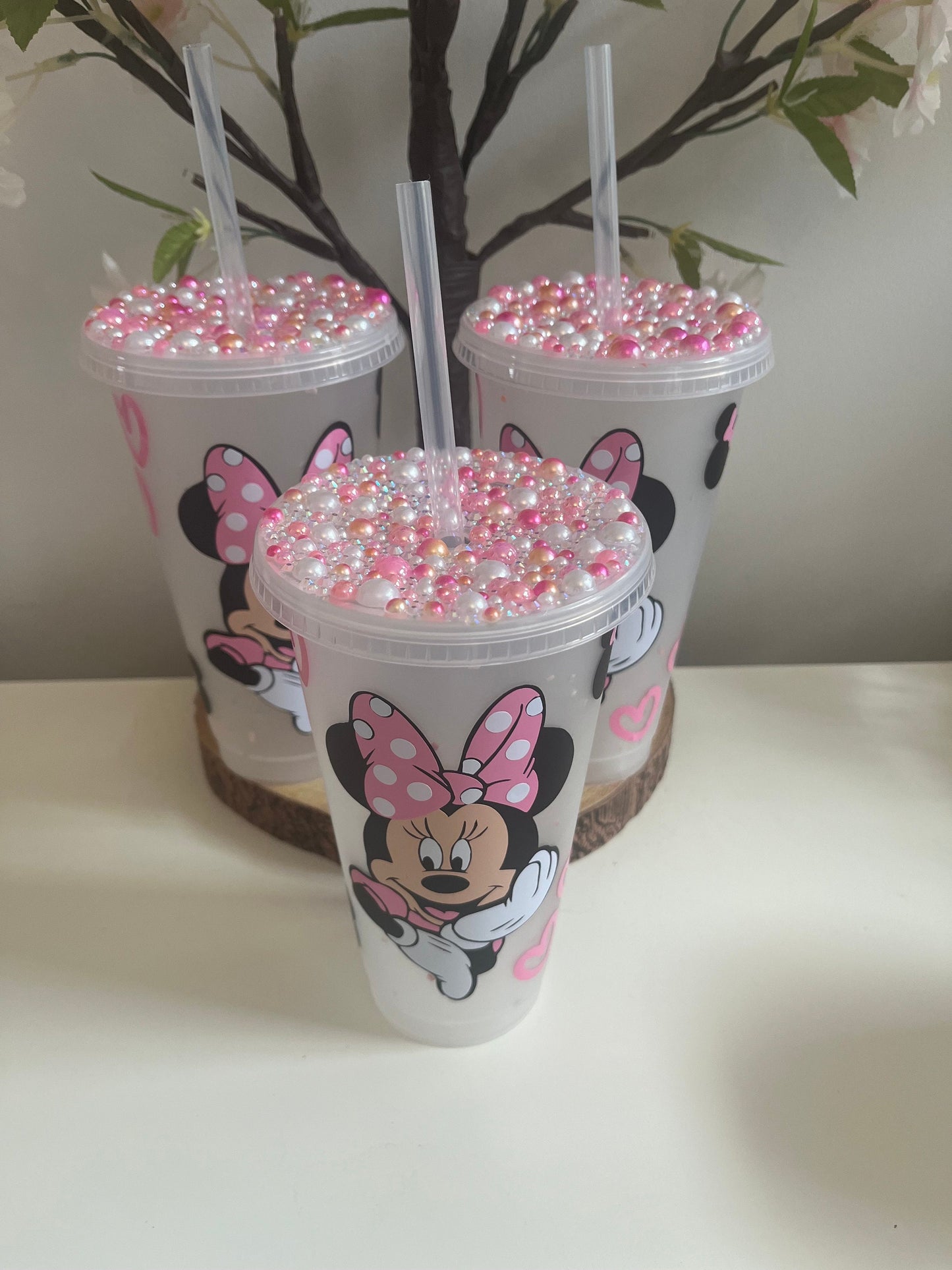 Personalised Cold Cups, Minnie Mouse Tumbler, Colour Changing Cold Cups, Minnie Mouse Cold Cup