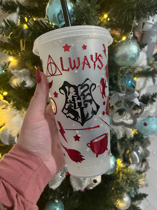 Personalised Cold Cups, Harry Potter Tumbler, Colour Changing Cold Cups, Harry Potter Cold Cup, Hogwarts, Griffindor