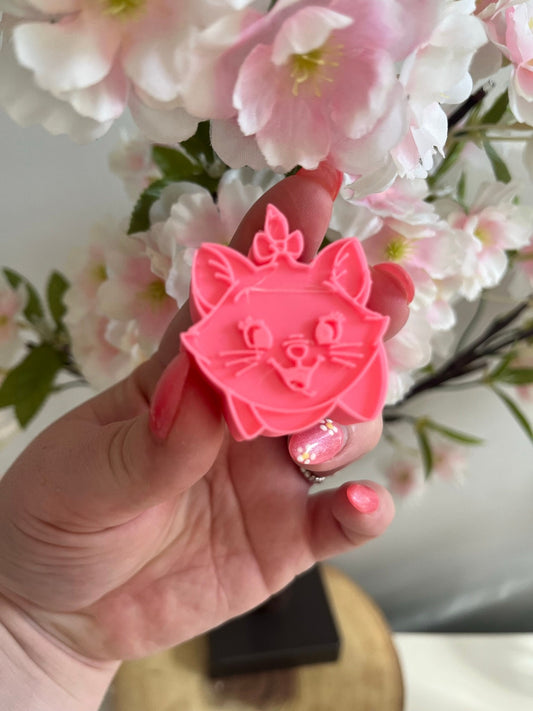 Marie Cat Inspired 3D Printed Straw Topper