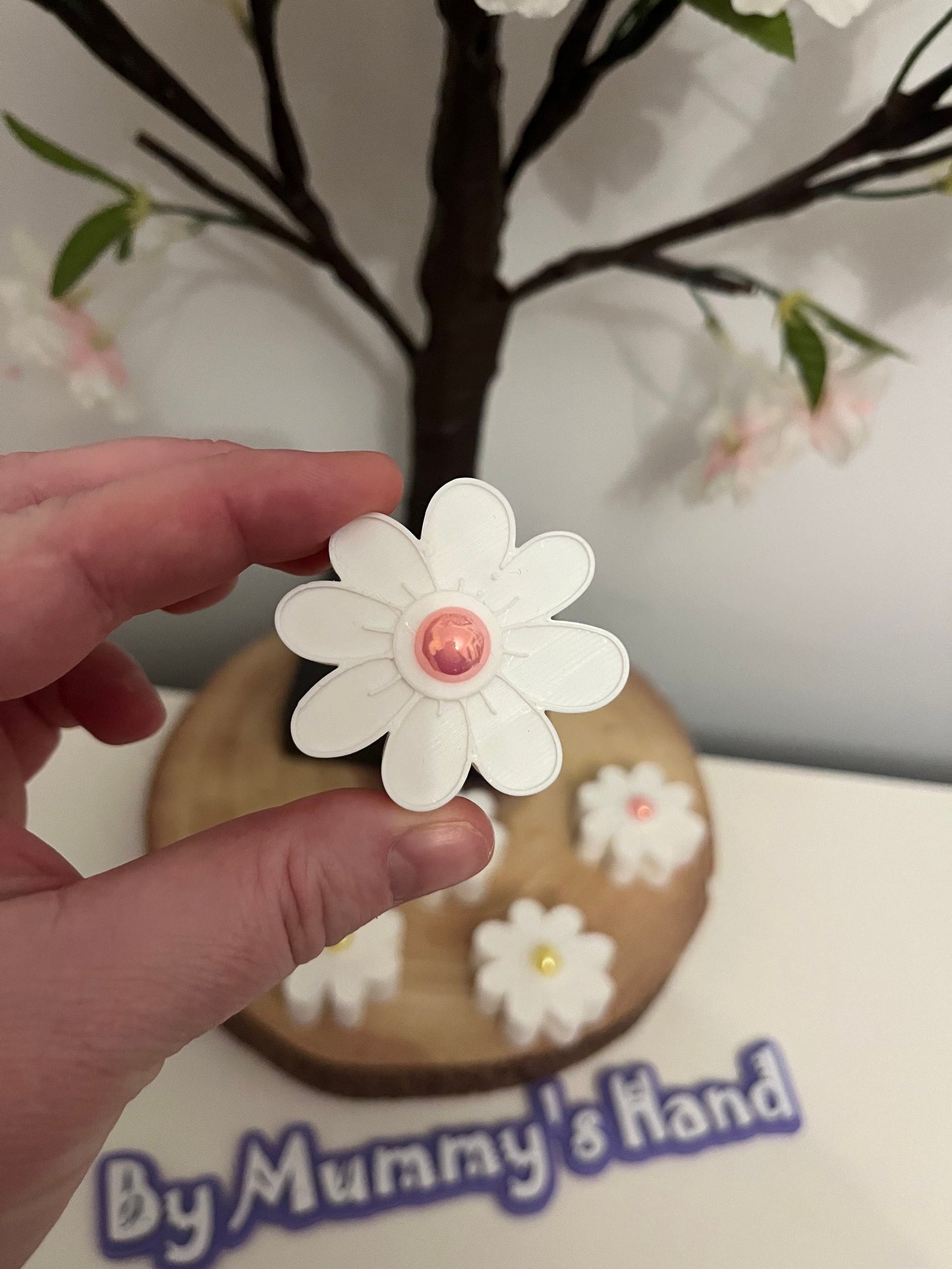 Daisy Flower, 3D Printed Straw Topper, Summer Cup, Cold Cup Straw Topper, Cup Accessories, Handmade