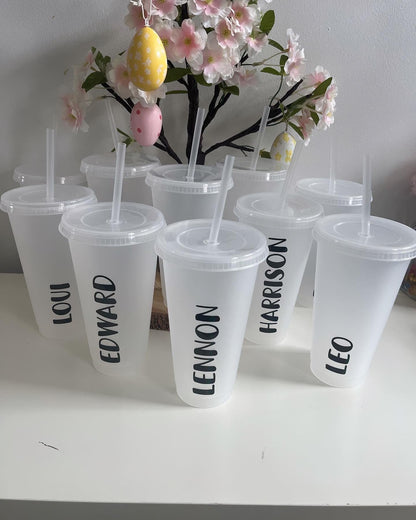 Personalised Name Cold Cups, Party Gifts, Hen Do, Stag Do, Personalise with any name