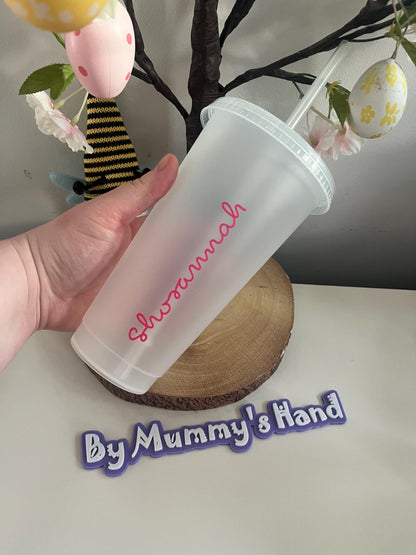 Personalised Name Cold Cups, Party Gifts, Hen Do, Stag Do, Personalise with any name