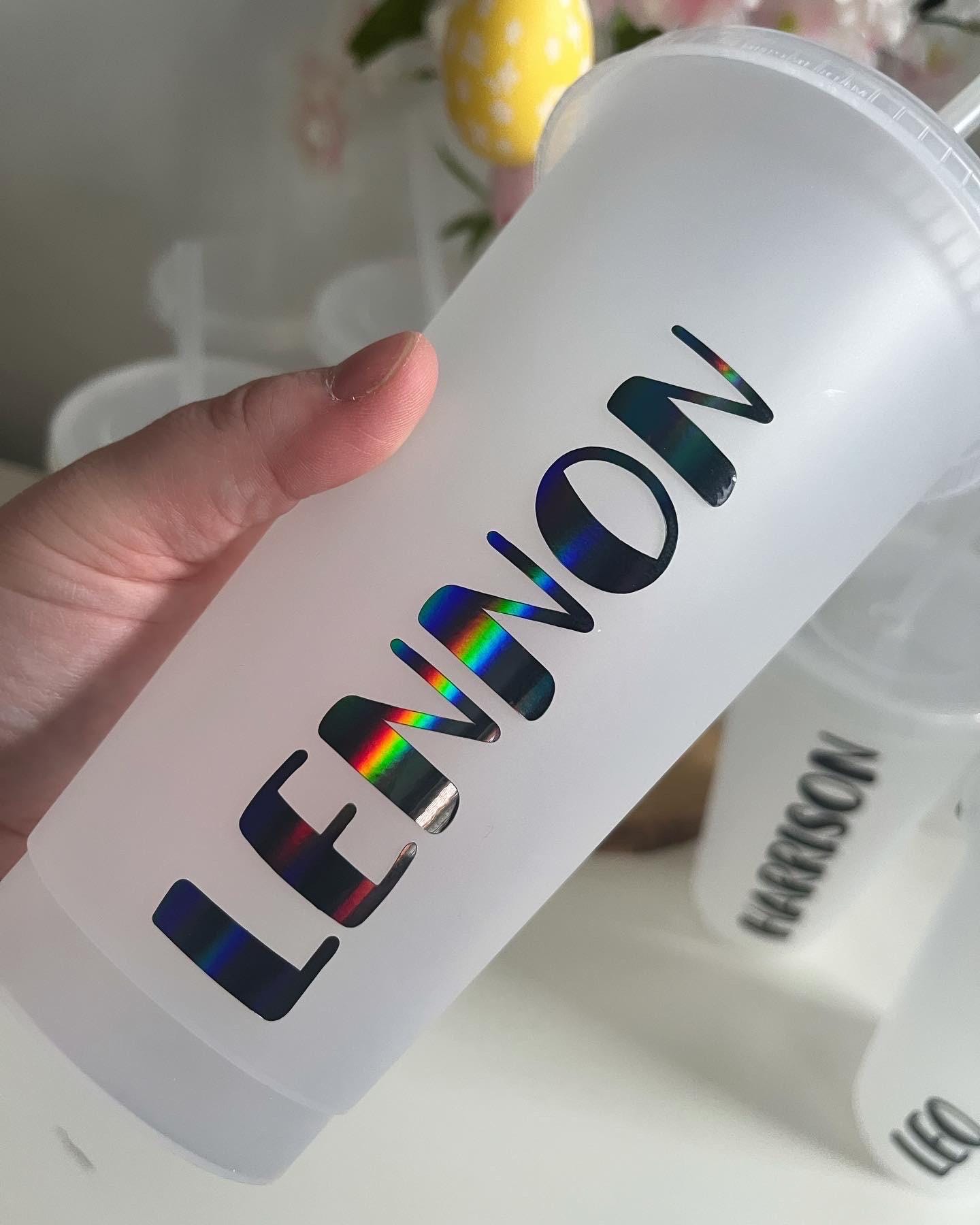 Personalised Name Cold Cups, Party Gifts, Hen Do, Stag Do, Personalise with any name