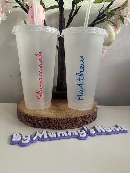Personalised Name Cold Cups, Party Gifts, Hen Do, Stag Do, Personalise with any name