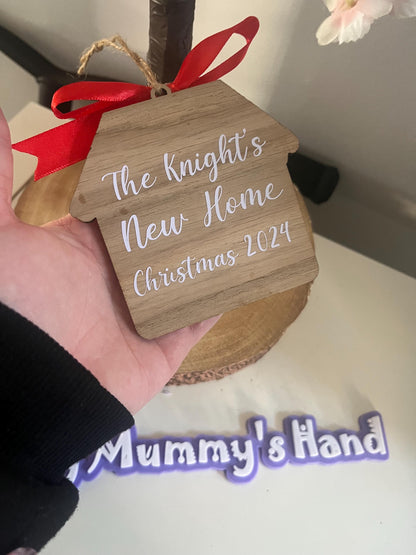 Handmade Christmas House, Gingerbread House, Christmas Decor, New House, First Christmas House Tree Decoration, Candy Cane Lane House