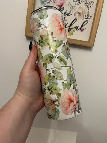 Just a Girl Who Loves Books, 20oz Tumbler, Book Lovers Tumbler, Romantic Book, 20oz Tumbler, Hot and Cold Drinks
