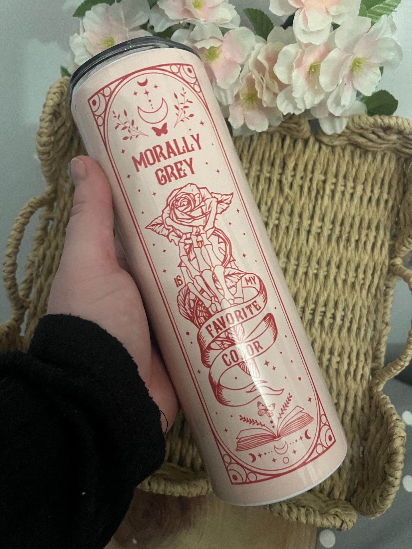 Smutty Book Club, Pink Theme, 20oz Tumbler, Book Lovers Tumbler, Romantic Book, 20oz Tumbler, Hot and Cold Drinks