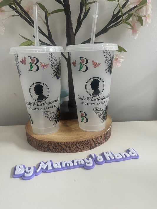 Whistledown Lady, High Society, Cold Cups, Julia Quinn, Book Lovers, Cold Cup Tumbler, Cold Cups, Bee Style, 24oz Tumbler