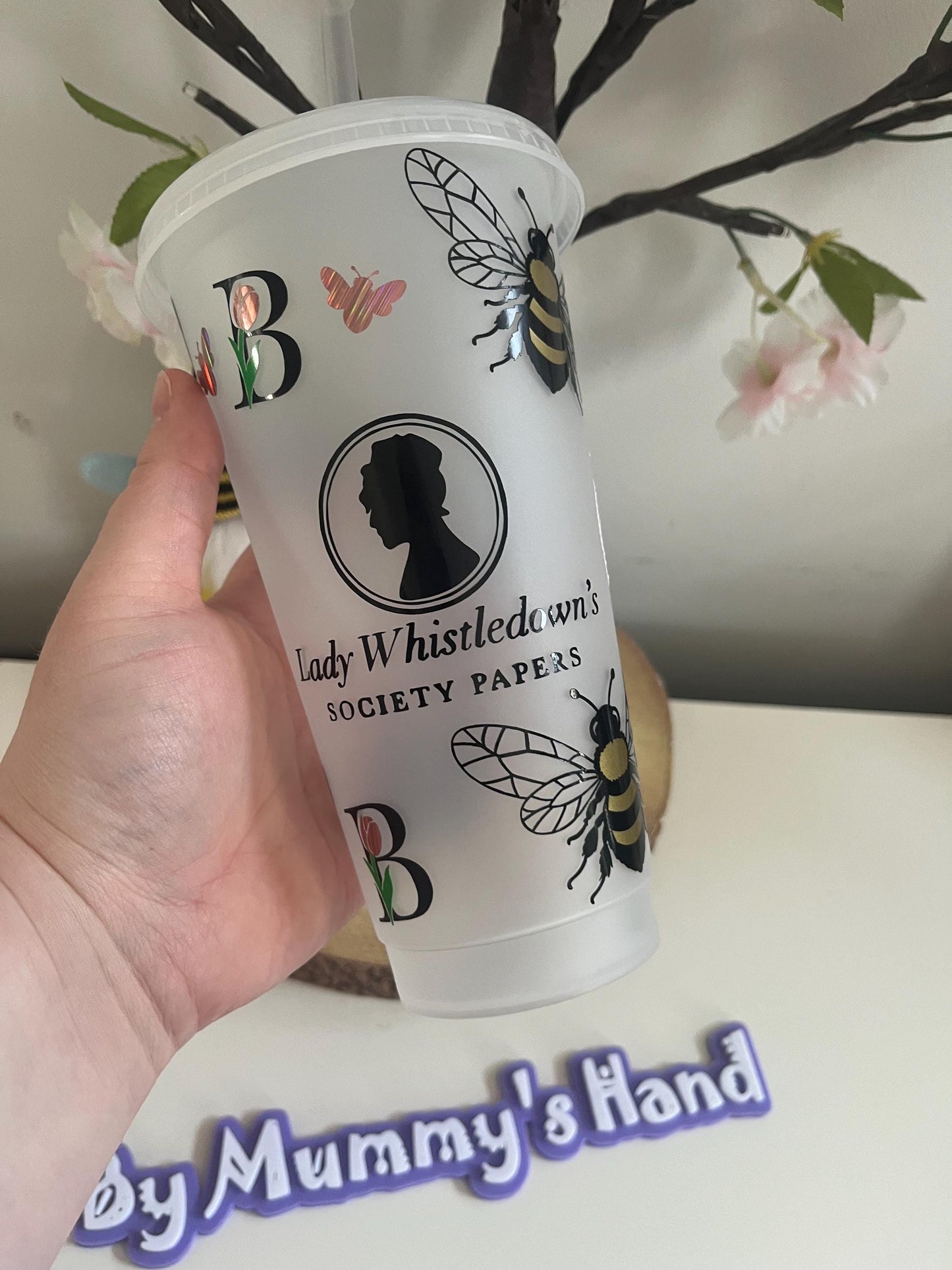 Whistledown Lady, High Society, Cold Cups, Julia Quinn, Book Lovers, Cold Cup Tumbler, Cold Cups, Bee Style, 24oz Tumbler