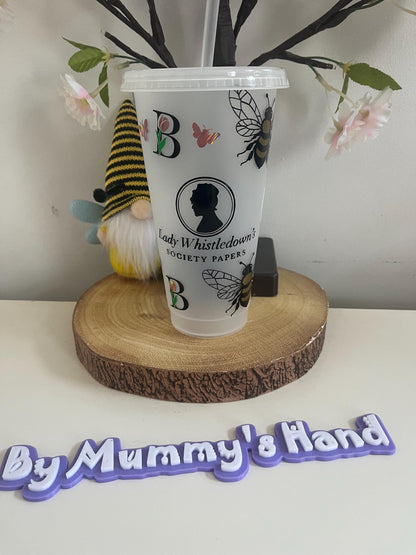 Whistledown Lady, High Society, Cold Cups, Julia Quinn, Book Lovers, Cold Cup Tumbler, Cold Cups, Bee Style, 24oz Tumbler