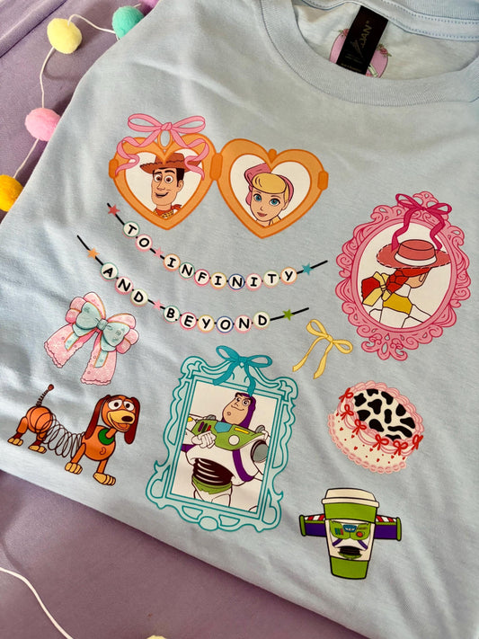 Story Toy Inspired  T-Shirt, Florida, Orlando, Bo Peep, Jessie, Buzz - Adults & Kids Sizes - Cotton T-Shirt