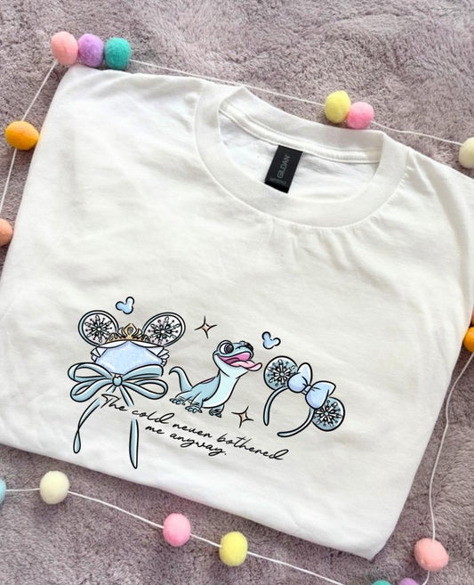 Frozen Sisters  Inspired Printed T-Shirt, Norwegian Style, Happy Snowman, Olaf, Bruni - Adults & Kids Sizes - Cotton T-Shirt