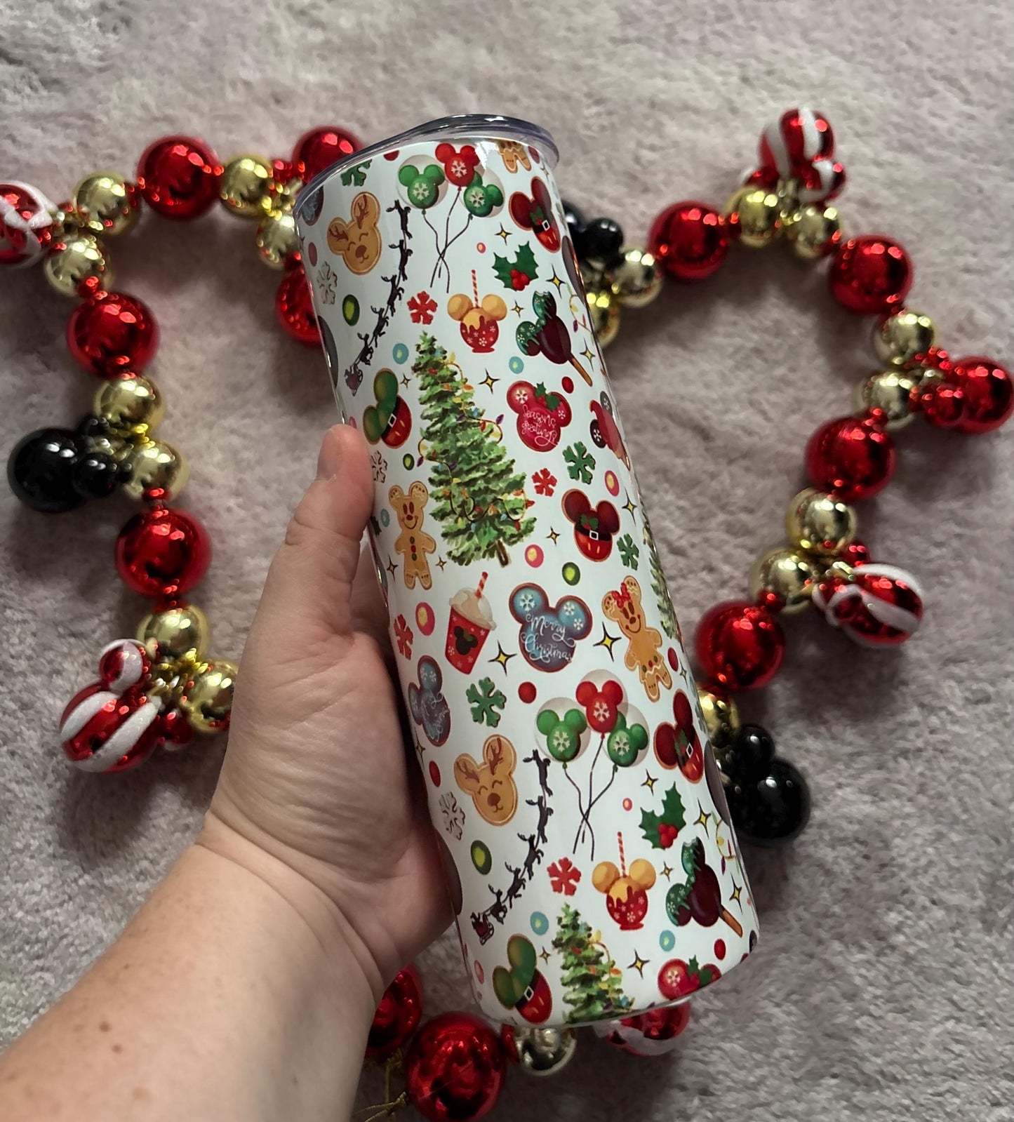 Magical Christmas, Magic Ears, 20oz Tumbler, Hot Cold Drinks, Christmas Cup, Traditional Christmas, Winter Warmer Drinks Cup