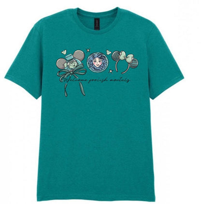 Mansion Haunted Inspired Printed T-Shirt, Florida, Orlando, Halloween T-Shirts, Halloween Outfits - Adults & Kids Sizes - Cotton T-Shirt