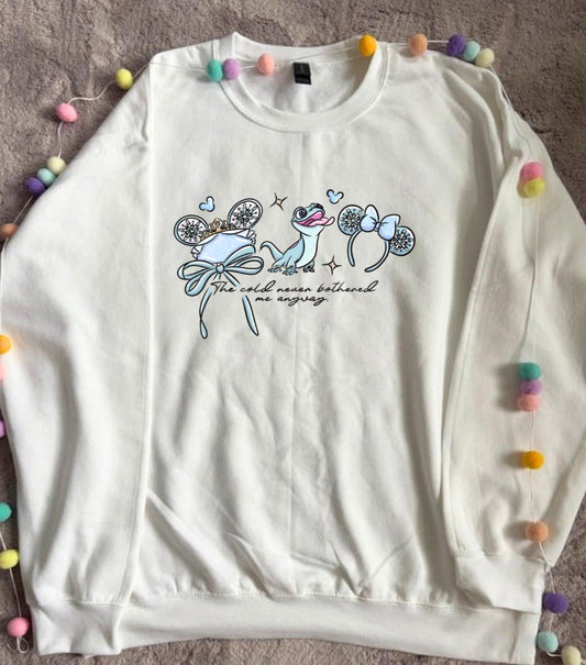 Frozen Sisters Sweatshirt, Olaf, Florida, Orlando, Christmas Jumper, Christmas Outfits - Adults & Kids Sizes - Fleece Sweatshirt