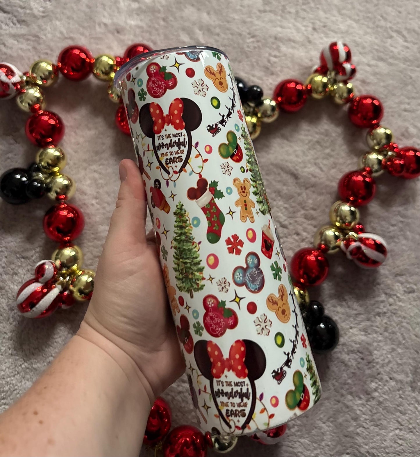 Magical Christmas, Magic Ears, 20oz Tumbler, Hot Cold Drinks, Christmas Cup, Traditional Christmas, Winter Warmer Drinks Cup