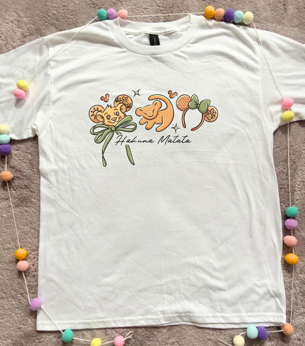 King Lion Inspired Printed Sand T-Shirt, Safari, Tree of Life, Inspired Character T-Shirts - Adults & Kids Sizes - Cotton T-Shirt