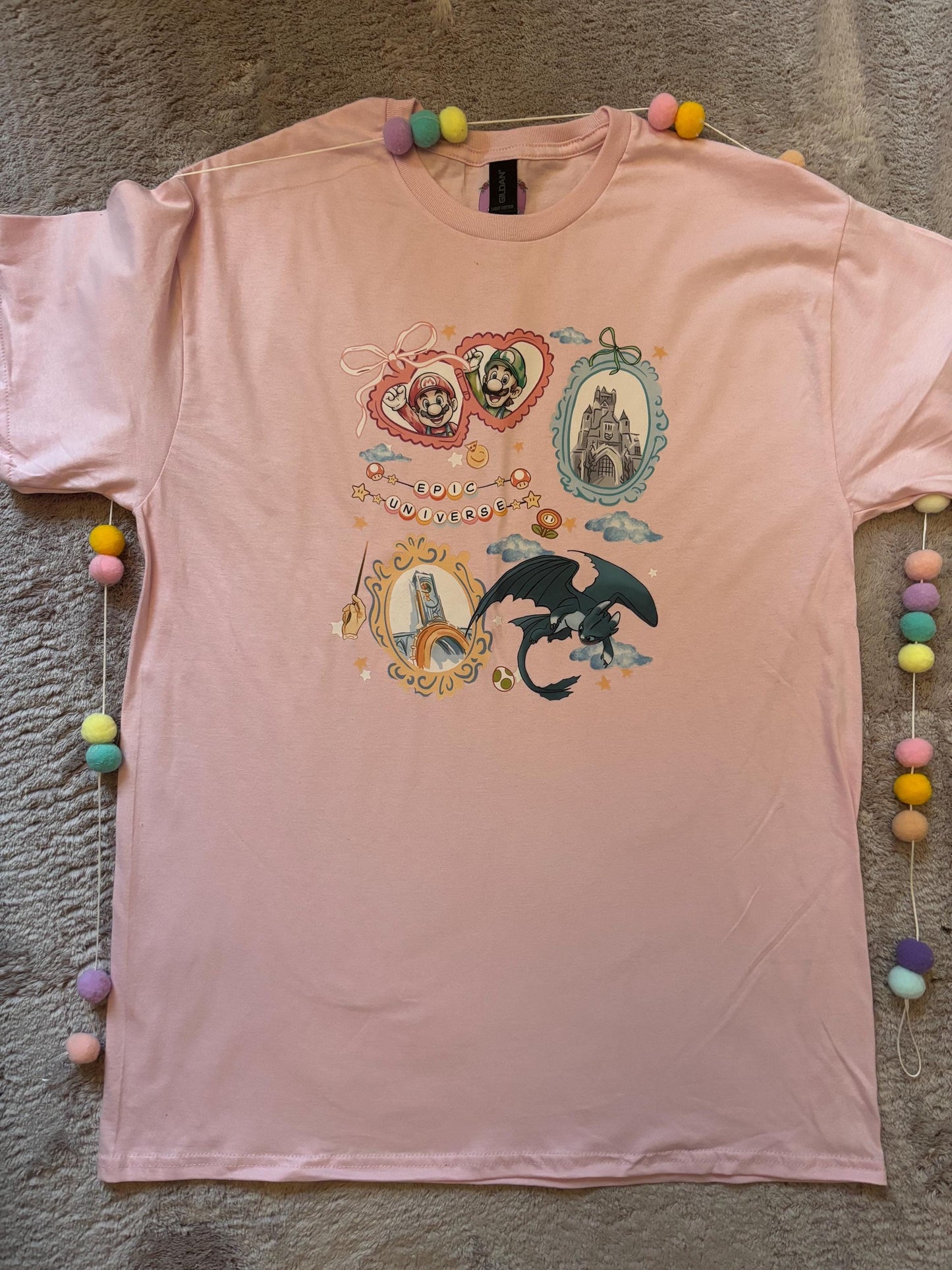 Universe Epic Inspired Printed T-Shirt, Theme Park, Orlando, Inspired Character T-Shirts - Adults & Kids Sizes - Cotton T-Shirt