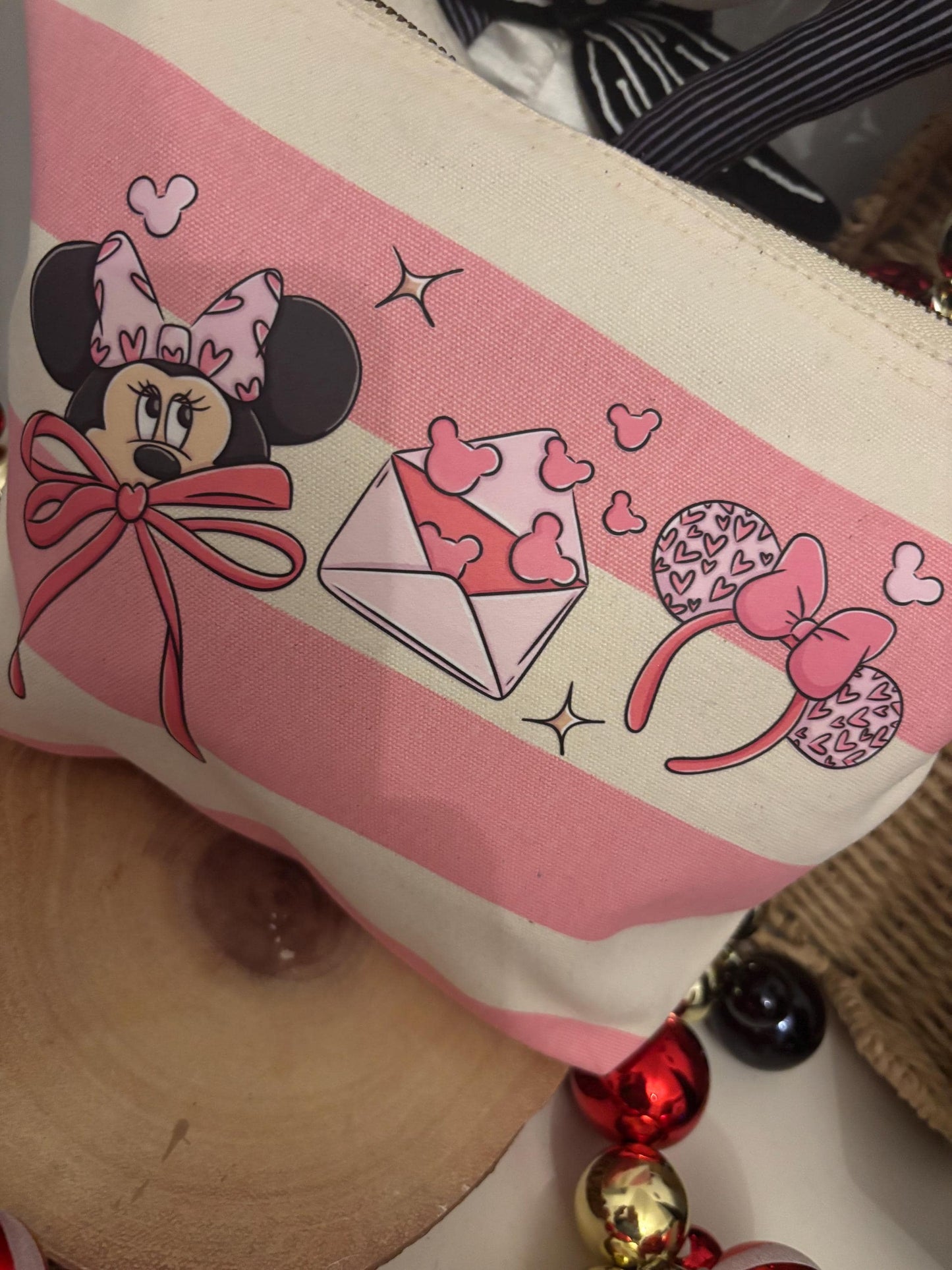 Magic Girl Mouse Make Up Bags, Printed Inspired Make Up Bags, Ears Bags, Florida, Orlando, Paris, Nautical Theme Make Up Bag