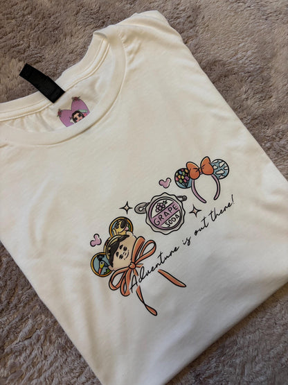 Up House Inspired Printed White T-Shirt, Florida, Orlando, Ellie and Karl, Kevin, Dug - Adults & Kids Sizes - Cotton T-Shirt